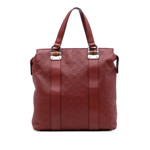 Gucci Guccissima Tender Bamboo Bar Tote
