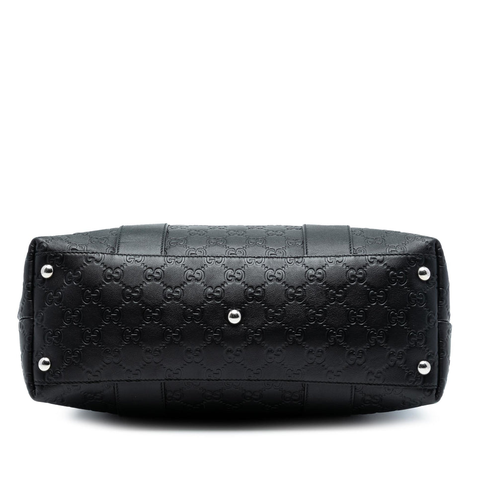 Gucci Guccissima Tender Bamboo Bar Tote