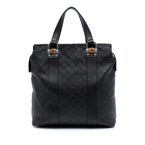 Gucci Guccissima Tender Bamboo Bar Tote