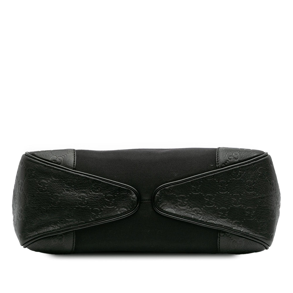 Gucci Guccissima Trimmed Canvas Colbert Shoulder Bag