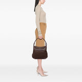 Gucci Guccissima Trimmed Canvas Shoulder Bag