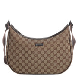 Gucci GG Monogram Half Moon Crescent Messenger Bag