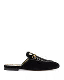 Gucci HORSEBIT PRINCETOWN CRYSTAL EMBELLISHED VELVET MULES