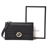 Gucci Interlocking G Leather Cross Body Bag WOC