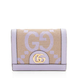 Gucci Jumbo GG Canvas Compact Wallet