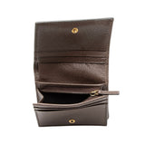 Gucci Jumbo GG Canvas Bamboo Diana Compact Wallet