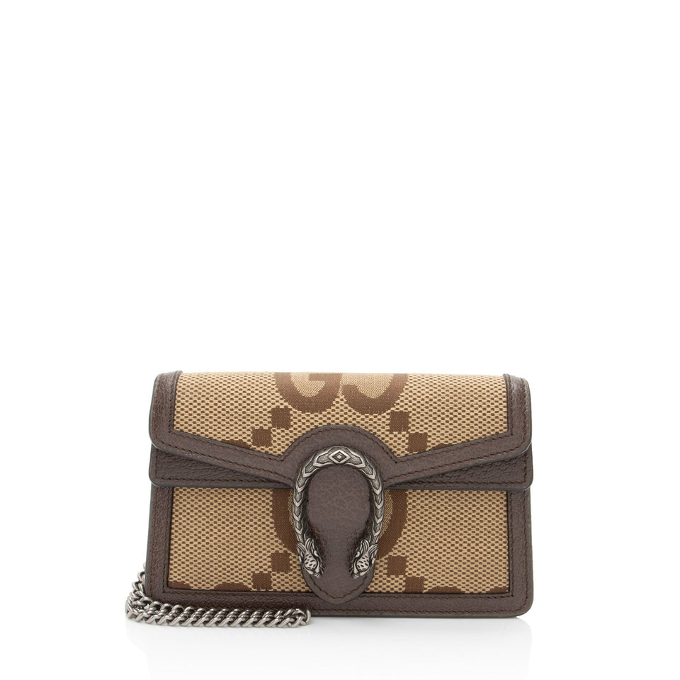 Gucci Jumbo GG Canvas Dionysus Mini Shoulder Bag