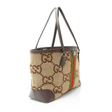 Gucci Jumbo GG Canvas Ophidia Large Shopping Tote