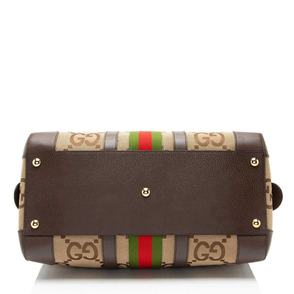 Gucci Jumbo GG Canvas Web Medium Duffle