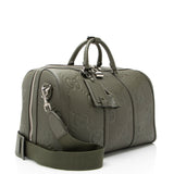 Gucci Jumbo GG Embossed Leather Small Duffle