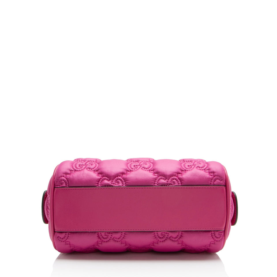 Gucci Jumbo GG Matelasse Nylon Mini Bowling Bag