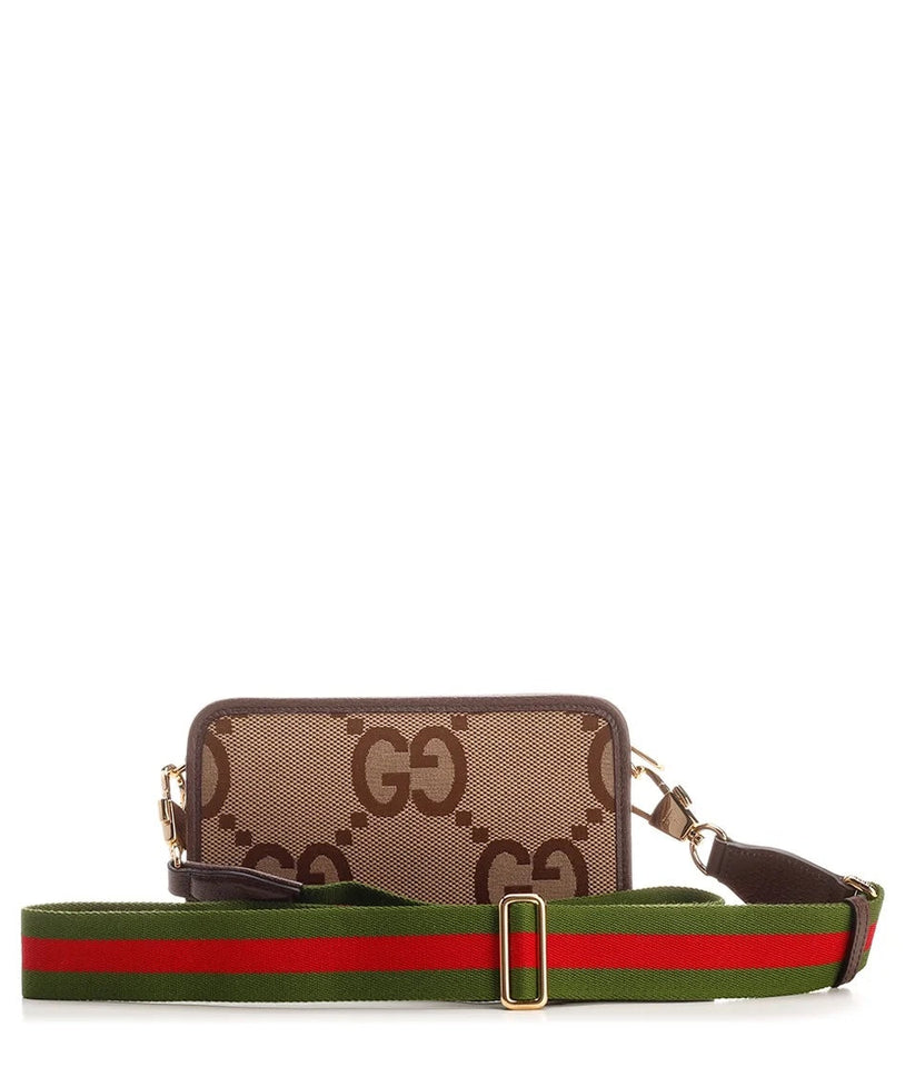 Gucci JUMBO GG ZIPPED MINI SHOULDER BAG