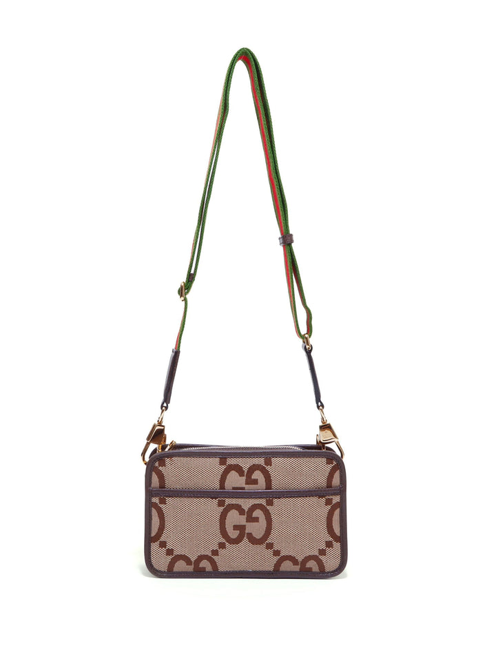 Gucci JUMBO GG ZIPPED MINI SHOULDER BAG