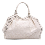 Gucci Large Diamante Raffia Sukey Tote