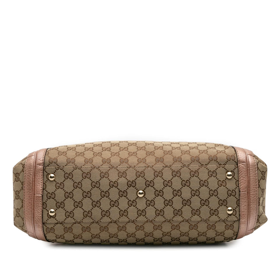Gucci Large GG Canvas Bella Satchel