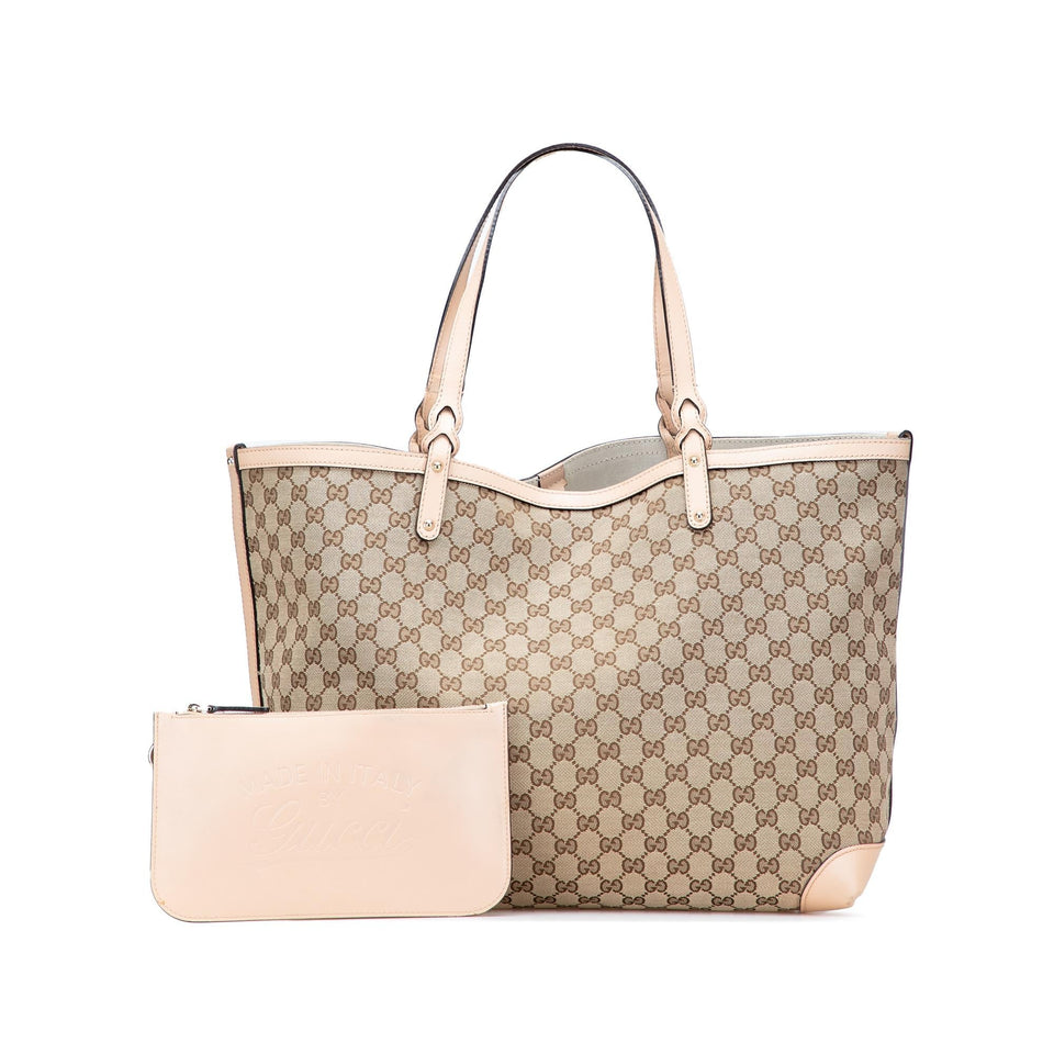 Gucci Large GG Canvas Craft Tote