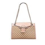 Gucci Large GG Canvas Emily Shoulder Bag