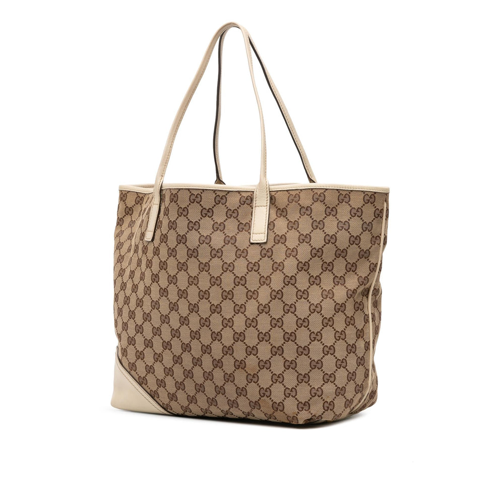 Gucci Large GG Canvas New Britt Tote