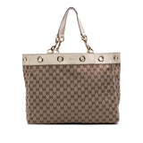 Gucci Large GG Canvas Positano Tote
