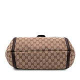 Gucci Large GG Canvas Techno Horsebit Satchel