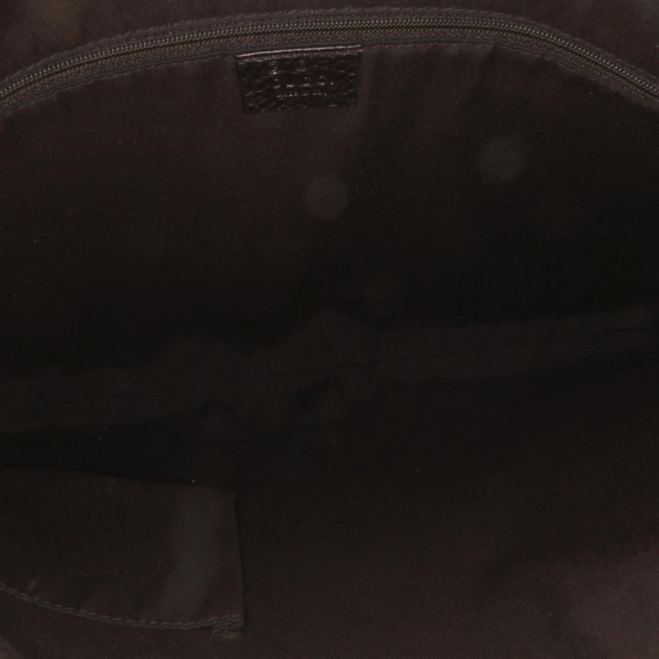 Gucci Large GG Crystal Half Moon Hobo