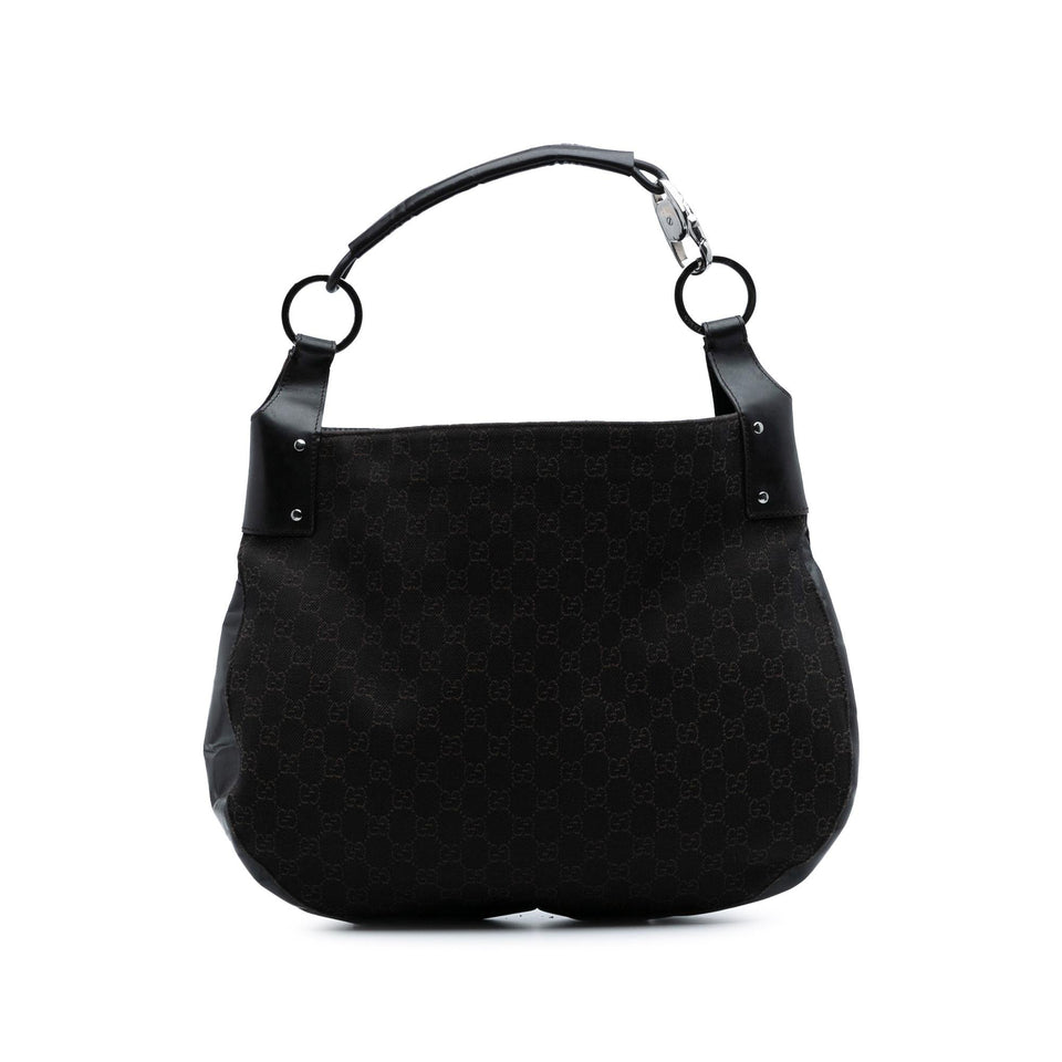 Gucci Large GG Denim Hobo