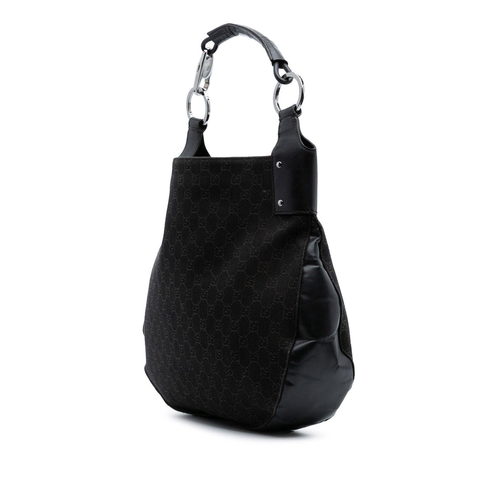 Gucci Large GG Denim Hobo