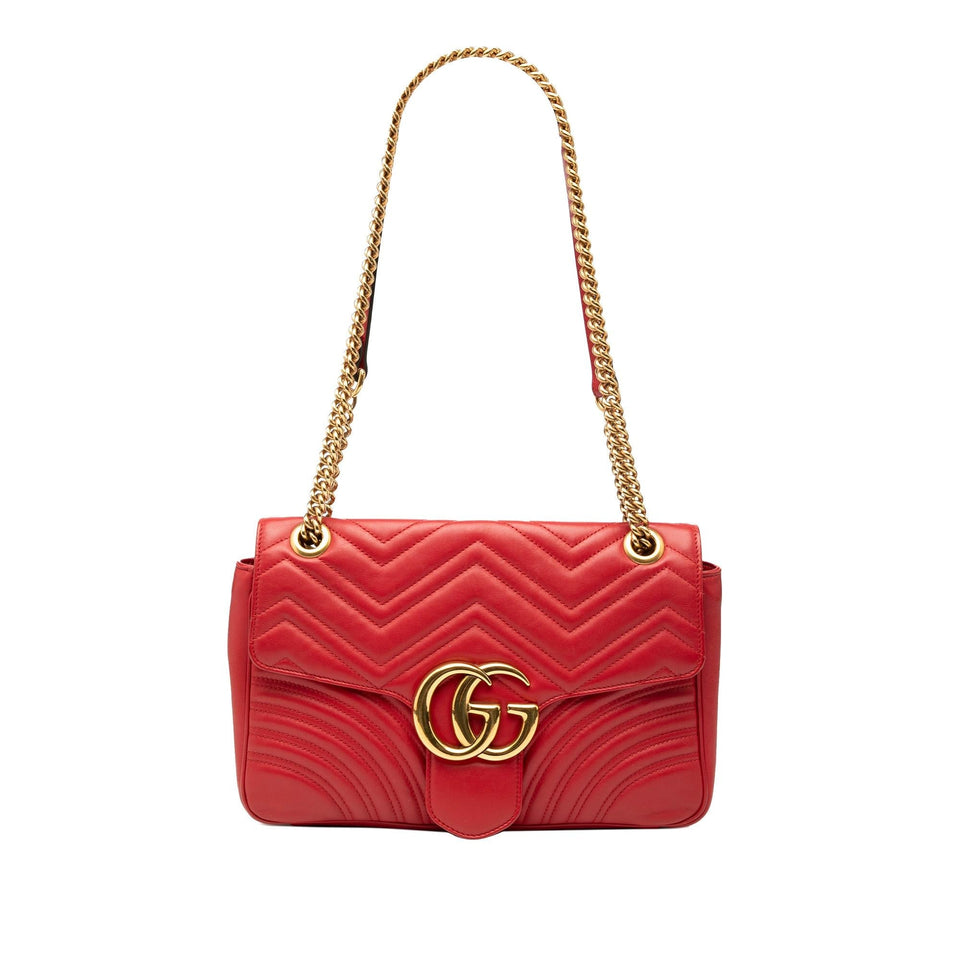 Gucci Large GG Marmont Matelasse Leather Shoulder Bag