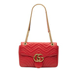 Gucci Large GG Marmont Matelasse Leather Shoulder Bag