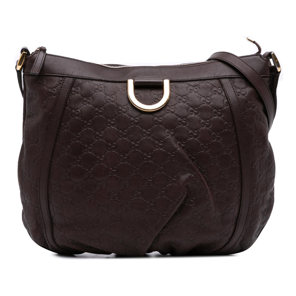 Gucci Large Guccissima Abbey D Ring Crossbody