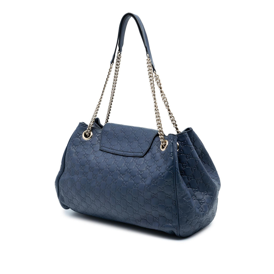 Gucci Large Guccissima Emily Chain Shoulder Bag