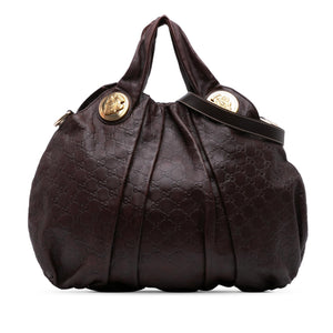 Gucci Large Guccissima Hysteria Satchel