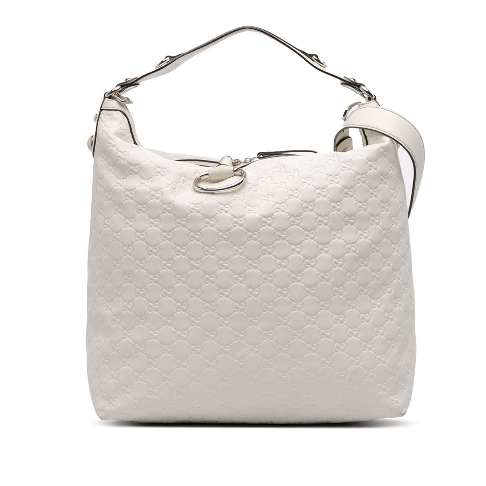 Gucci Large Guccissima Icon Bit Hobo