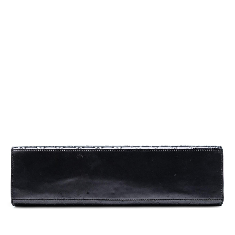 Gucci Large Guccissima Patent Emily Shoulder Bag