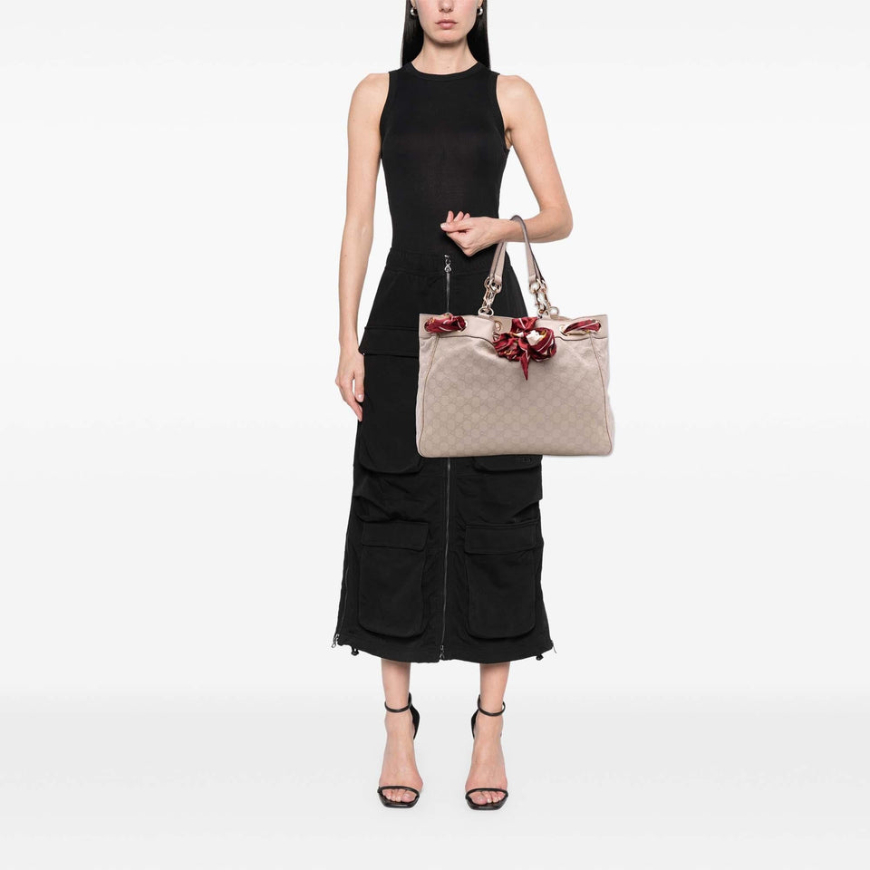 Gucci Large Guccissima Positano Scarf Tote