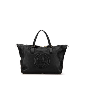 Gucci Large Leather Soho Zip Tote