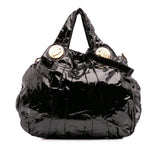 Gucci Large Patent Hysteria Satchel