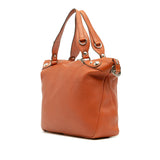 Gucci Large Pebbled Calfskin Icon Bit Satchel