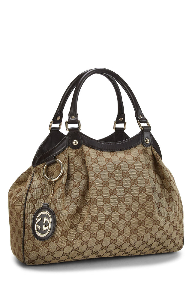Gucci MONOGRAM SUKEY TOTE BAG