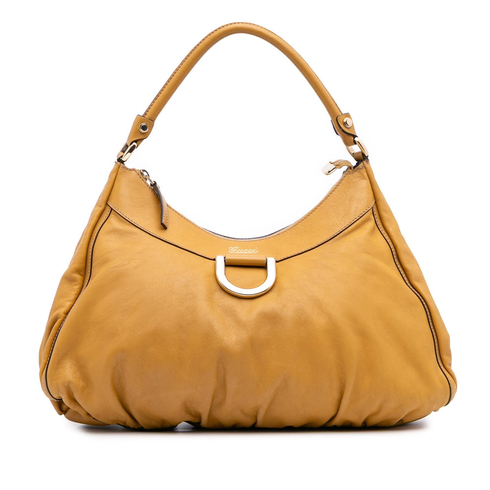 Gucci Leather Abbey D Ring Shoulder Bag