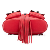 Gucci Leather Bamboo Tassel Backpack