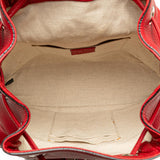 Gucci Leather Bamboo Tassel Backpack
