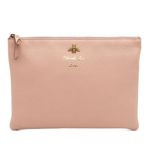 Gucci Leather Blind For Love Clutch