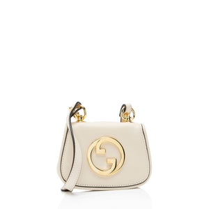 Gucci Leather Blondie Card Case on Strap