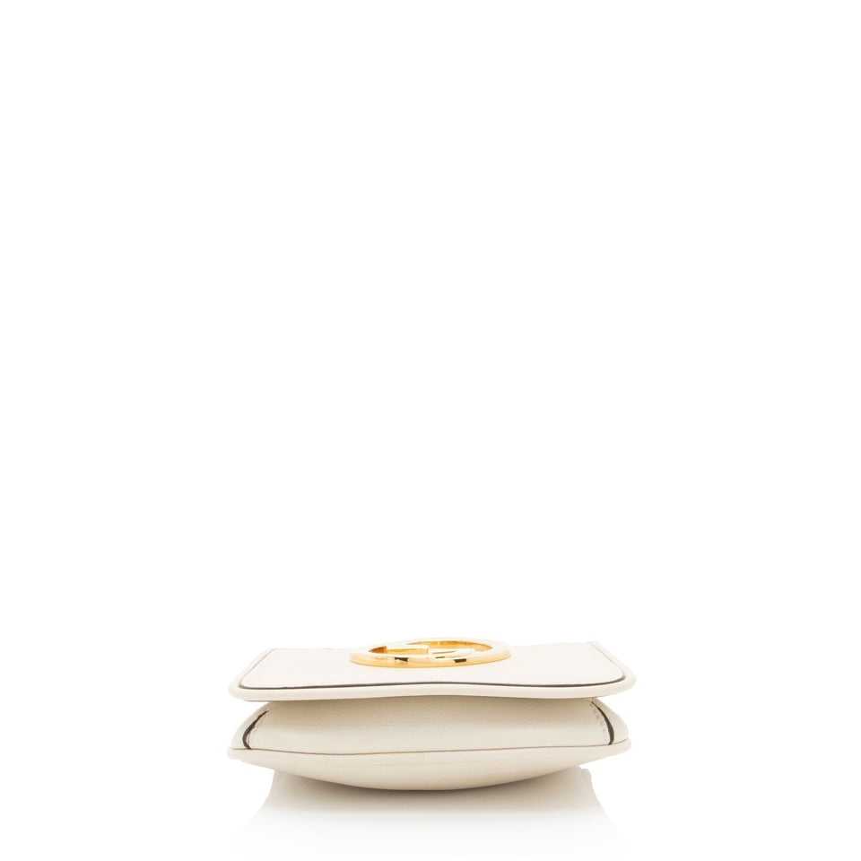 Gucci Leather Blondie Card Case on Strap