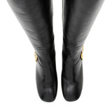 Gucci Leather Blondie Knee High Boots - Size 7 / 37