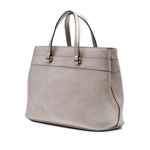 Gucci Leather Bright Bit Satchel