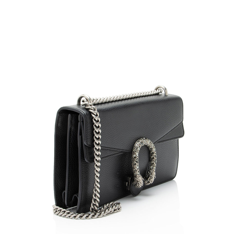 Gucci Leather Crystal Dionysus Medium Shoulder Bag