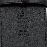 Gucci Leather Crystal GG Belt - Size 34 / 85