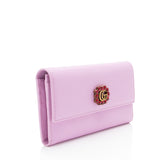 Gucci Leather Crystal GG Marmont Continental Wallet